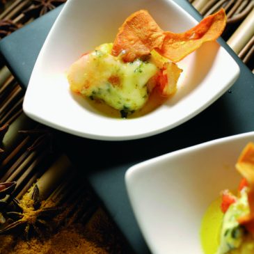 Curry de gambas à la Fourme d&rsquo;Ambert