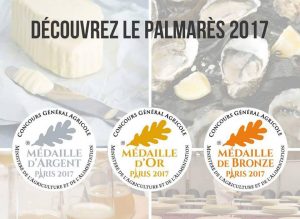 Les Fromages AOP d&rsquo;Auvergne primés au Concours Général Agricole 2017