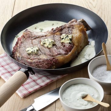 Côte de boeuf au Bleu d&rsquo;Auvergne