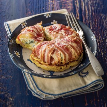 Tatin de pommes de terre au Bleu d&rsquo;Auvergne