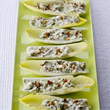 Feuilles d&rsquo;endives au Bleu d&rsquo;Auvergne