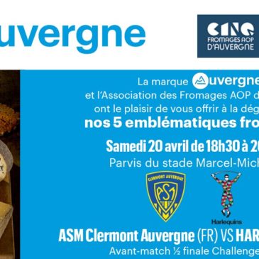 Dégustation des 5 fromages AOP d&rsquo;Auvergne